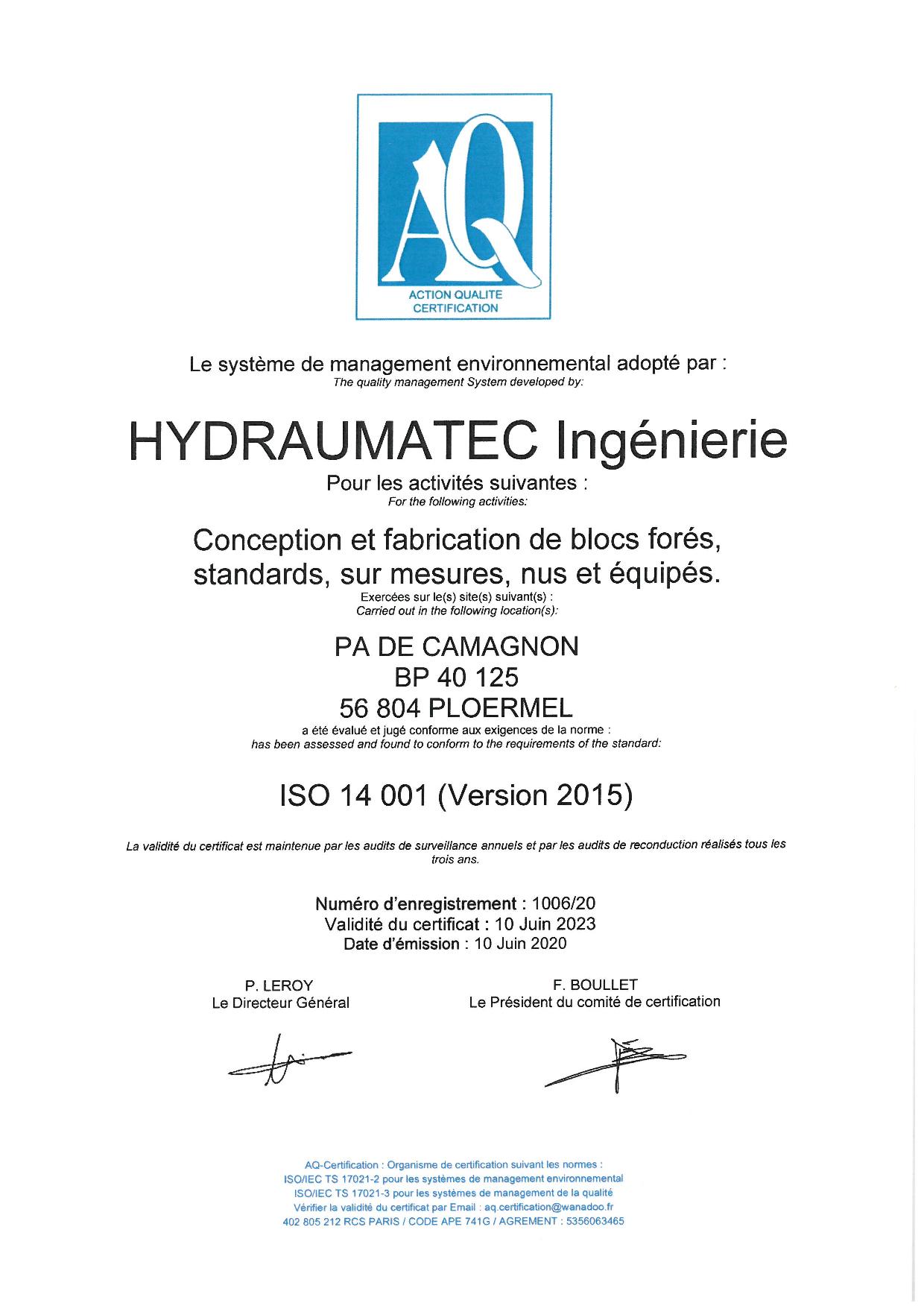ISO 14001 BRETAGNE